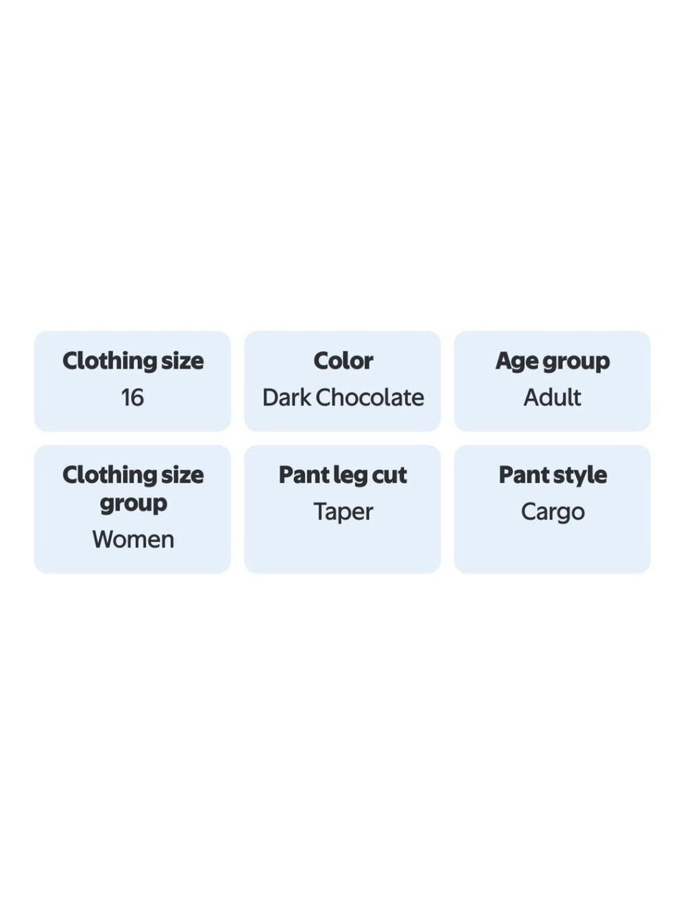 Sofia Jeans Women's Tapered High Rise Satin Cargo Pants, 27" Inseam, Size 16 - Picture 5 of 9